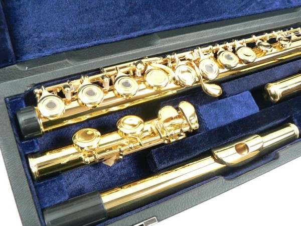 Fairyフルート 〇24K金メッキ・16キー・C管〇U字管付