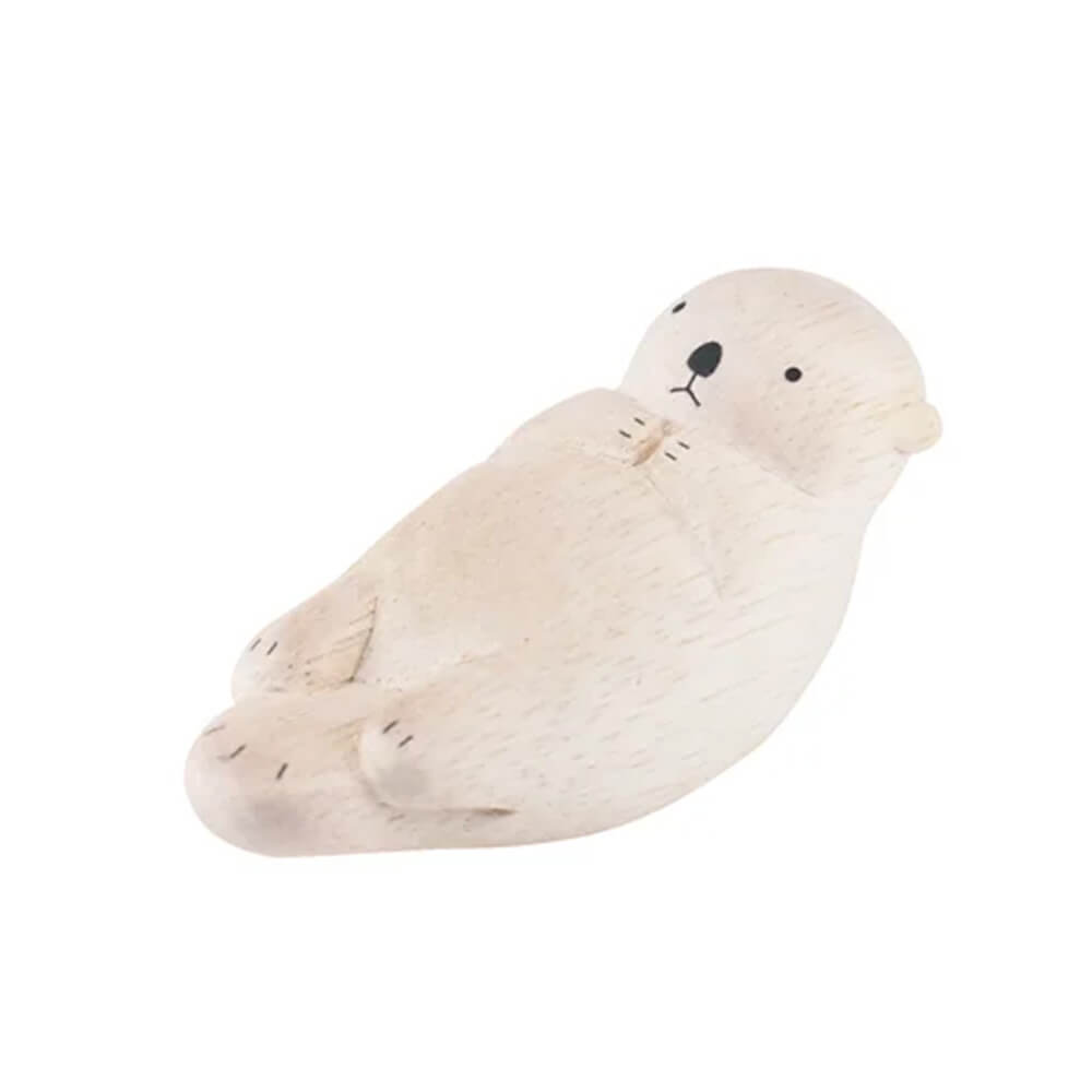 ぽれぽれ動物 マレーバク 木彫りの雑貨 木製 置物 ディスプレイ