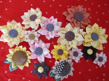 布あそぼ ひまわり布花＊＊