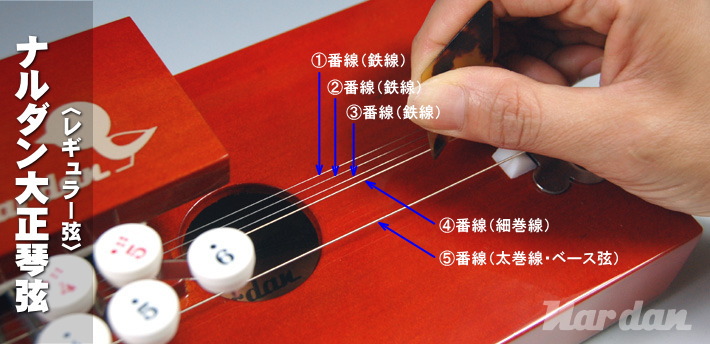 大正琴関連商品 ＞ 大正琴弦 ＞ 5弦用（レギュラー弦） ＞ 大正琴