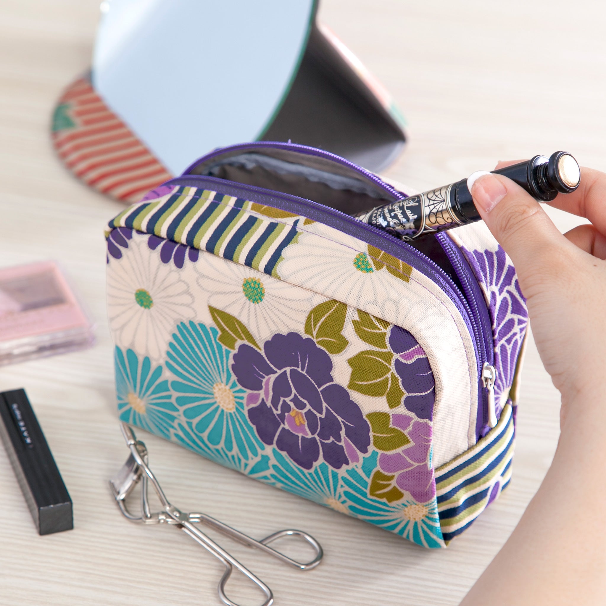 のレン ボックスポーチ レトロフラワー – NOREN JAPAN 公式通販