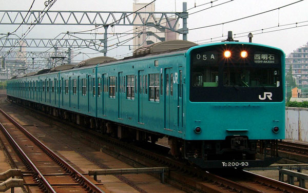 218 201系方向幕（京阪神緩行）