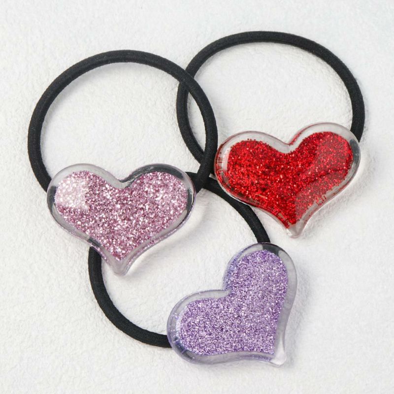 ヘアゴム ハート クリア ラメ ヘアポニー – OSEWAYAオンラインストア