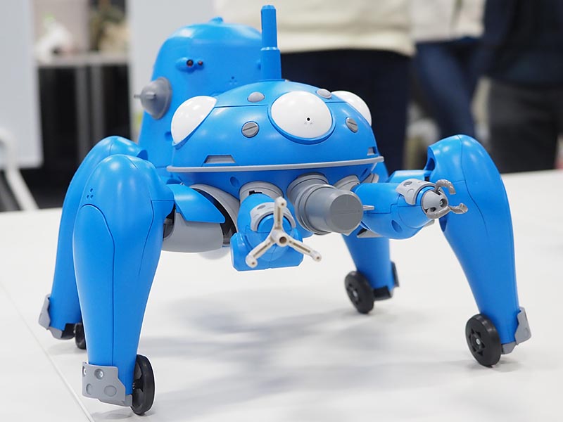 攻殻機動隊の「タチコマ」をスマホで動かし、会話もできるスマートトイ
