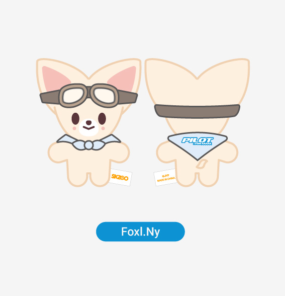 SKZOO 10CM PLUSH [FoxI.Ny] [PILOT : FOR ] – Aidol House