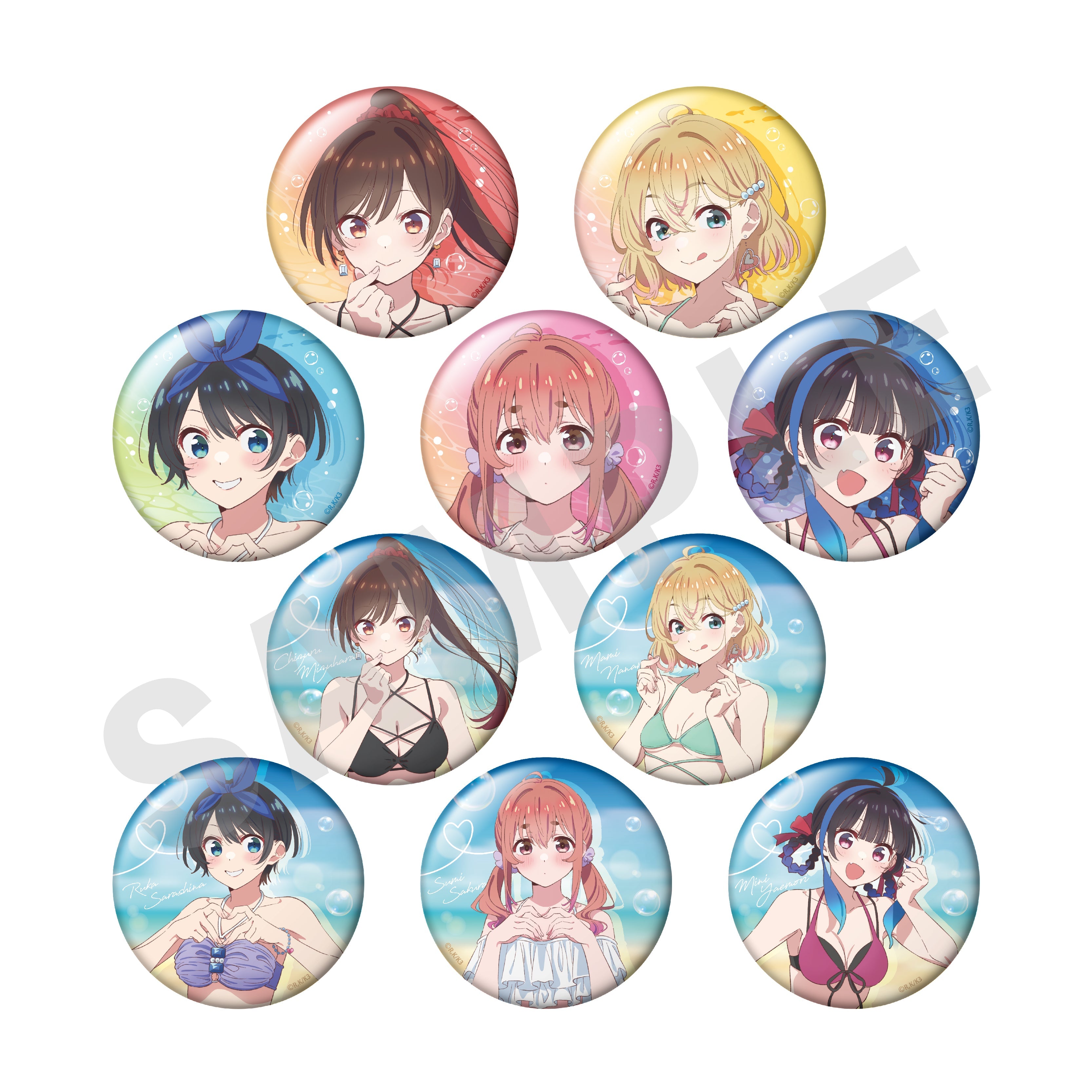 単品】「彼女、お借りします」トレーディング缶バッジ｜アニメバコ【心