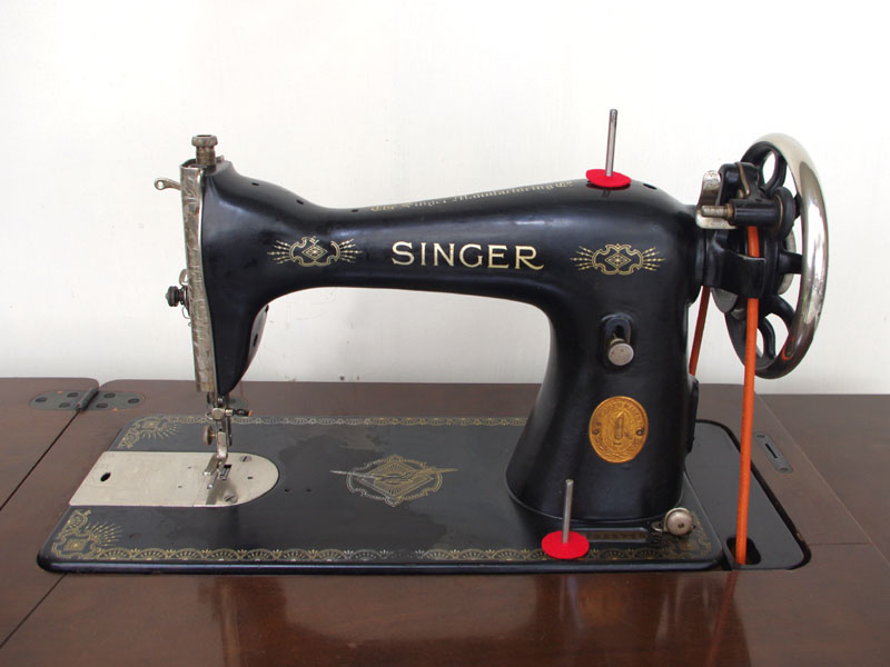 Singer 15K シンガー製 家庭用足踏みミシン 足踏みミシン・手回し