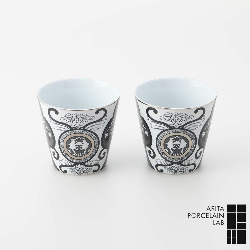 JAPAN SNOW ロックカップ 古伊万里草花紋 2個セット 化粧箱入 – ARITA