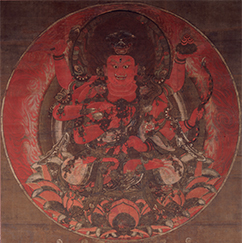 絹本著色愛染明王像／滋賀県立琵琶湖文化館 The Museum of Shiga