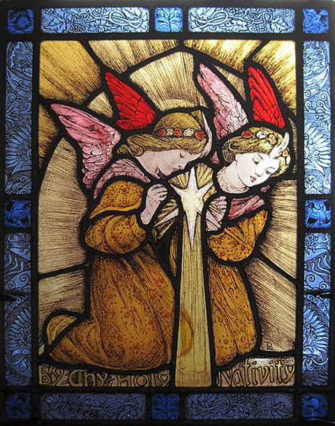 天使のステンドグラス :: 「みきBLOG」 ステンドグラス工房の一日