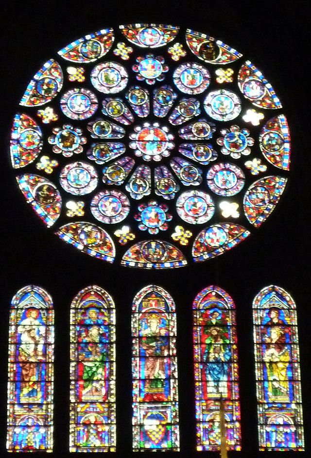 シャルトルのノートルダム大聖堂 -12 :: 「みきBLOG」 ステンドグラス