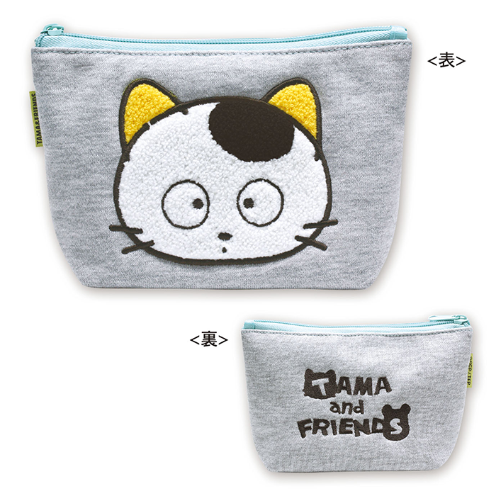 インパクトばつぐん！タマのポーチ、ぬいぐるみ巾着、パスケース