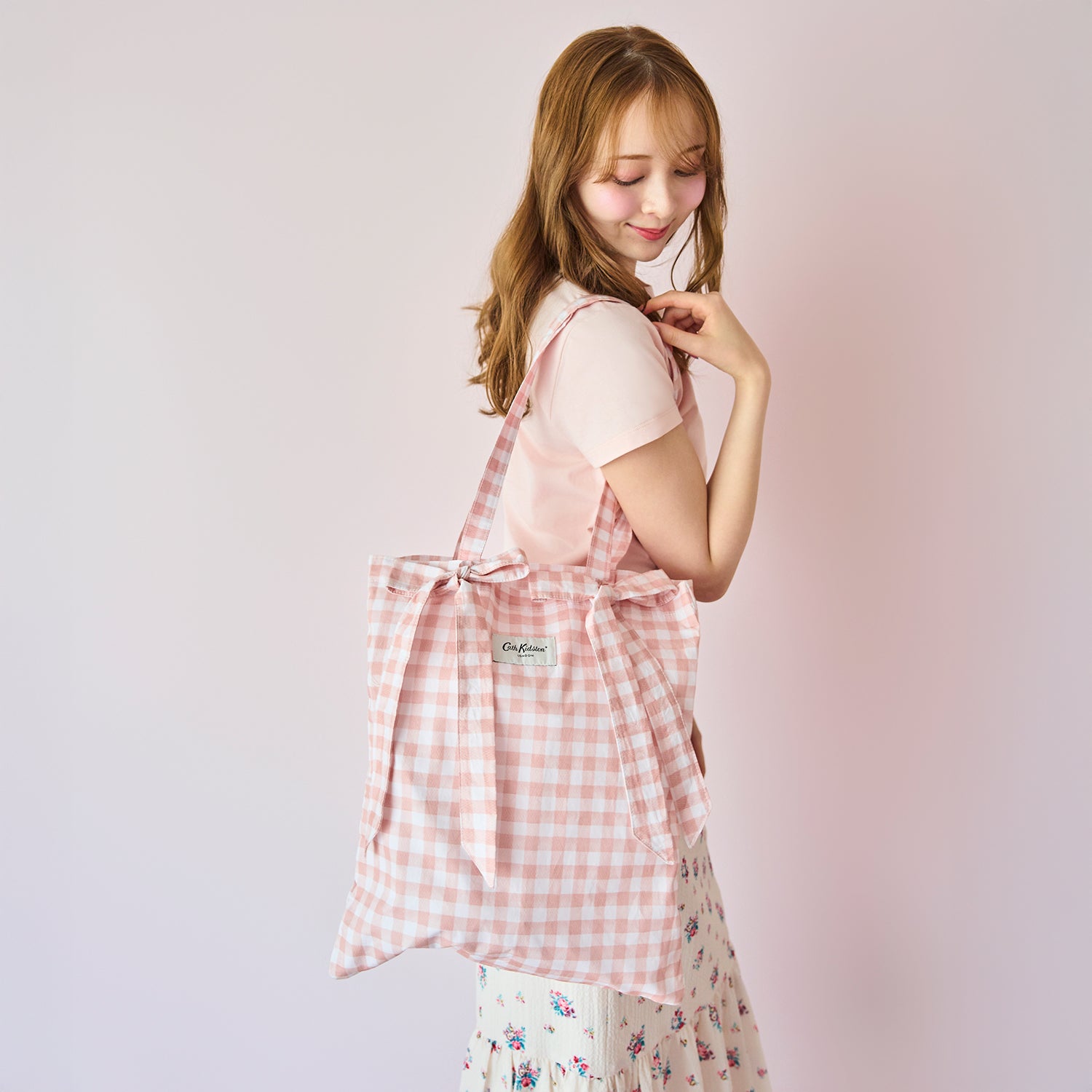 リボントートバッグ Painted Gingham | Cath Kidston 日本公式
