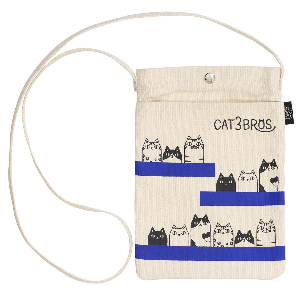 猫3兄弟ポシェット 背伸び(23169) – 株式会社 セラミック藍