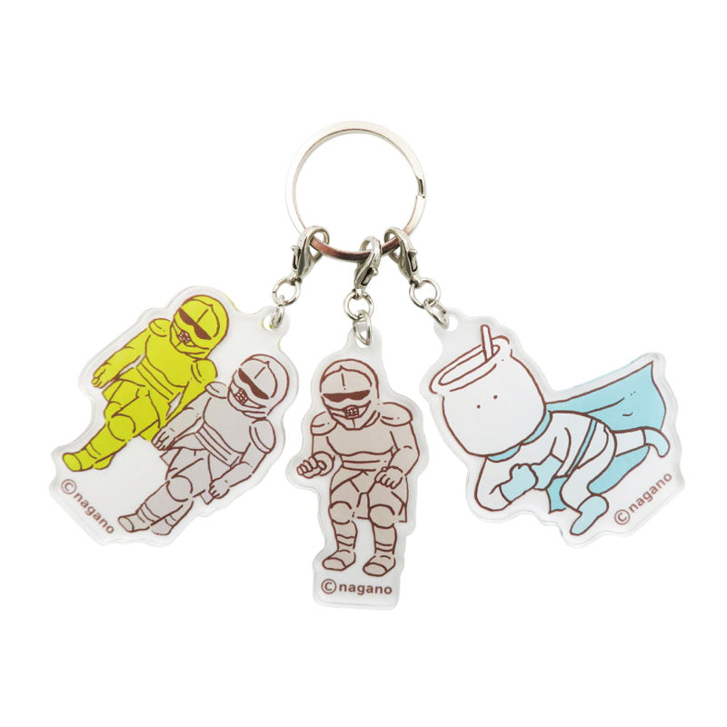 ちいかわ 3連アクリルキーホルダー（鎧さんたち） | ちいかわ