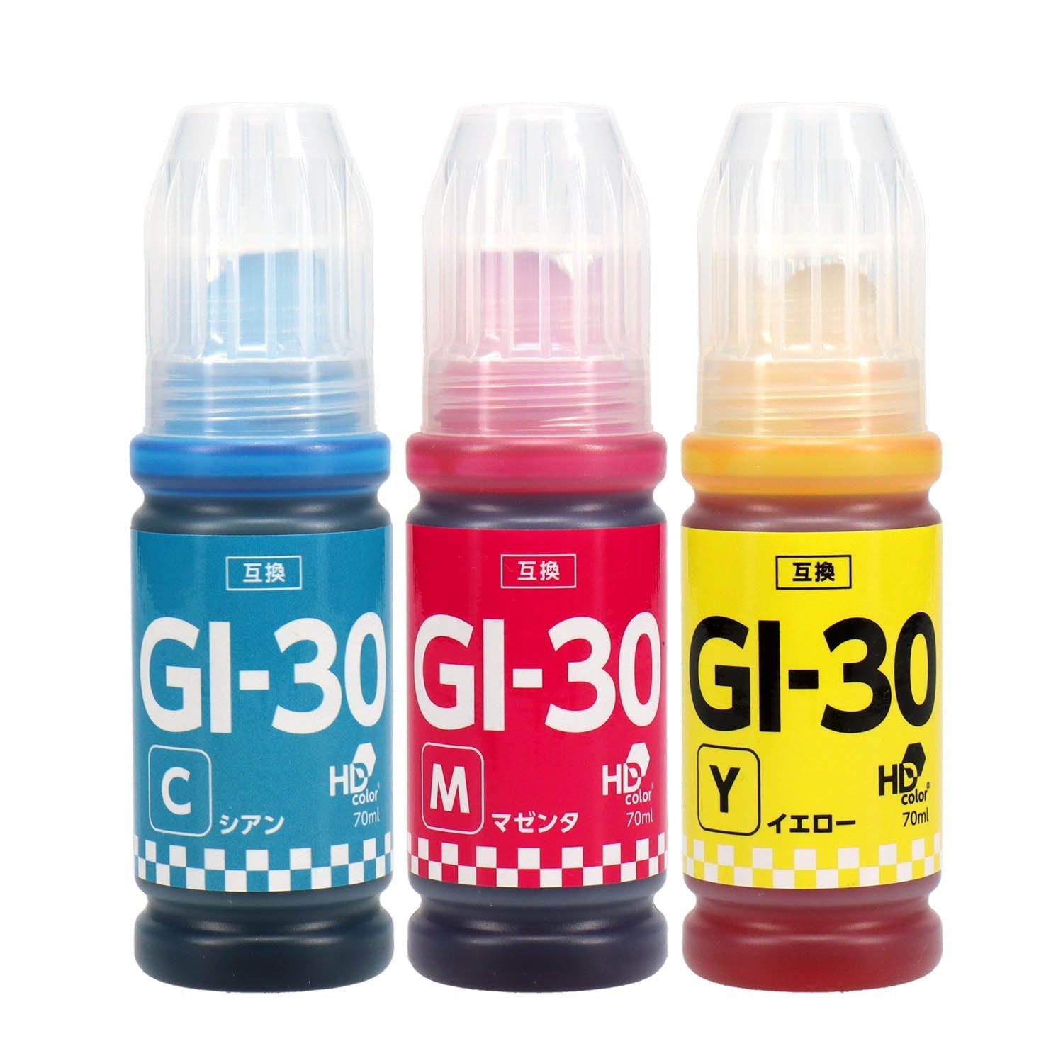 キヤノン用 GI-30 互換インクボトル カラー3色 – インクのチップス本店