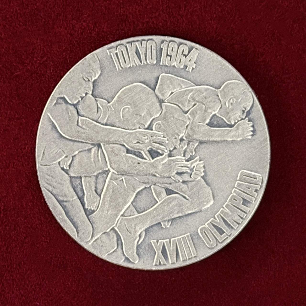 日本】1964年東京オリンピック記念 銀製メダル［B-0000473