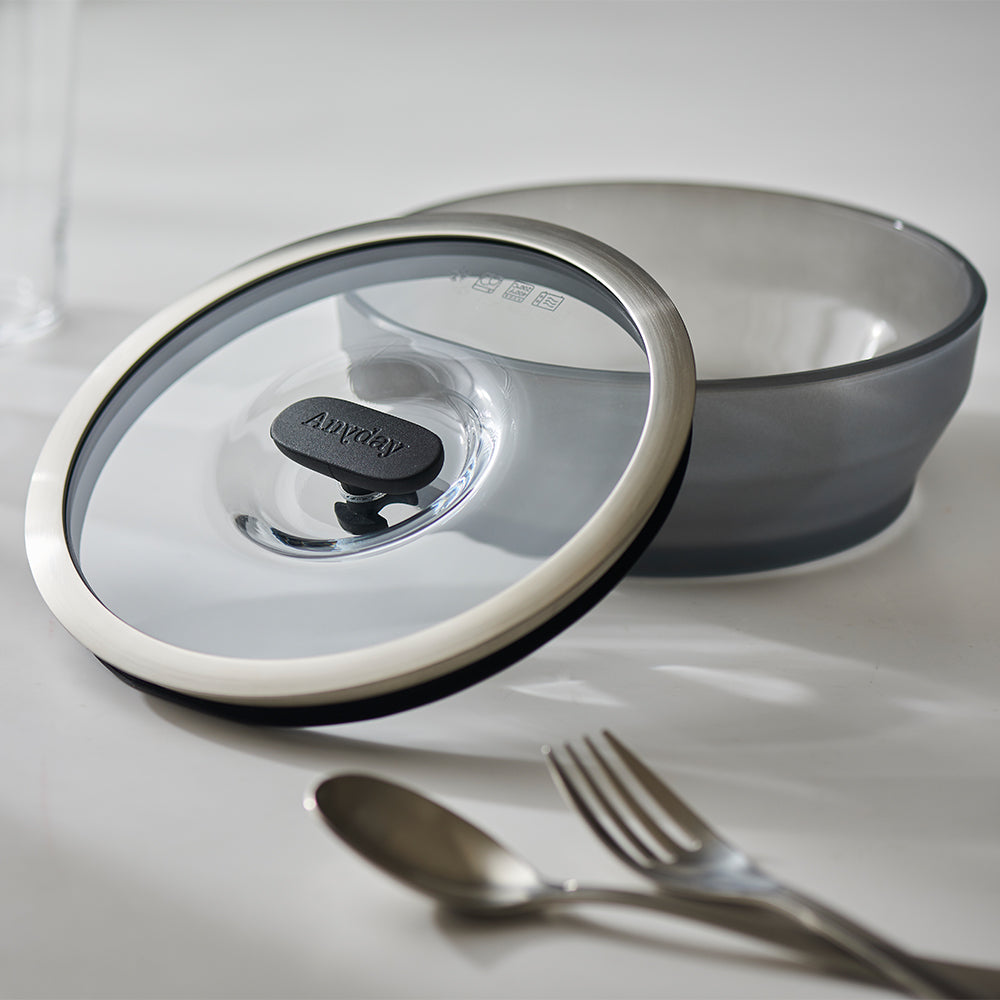 2ピースセットブラック | 電子レンジ調理器具 | Anyday – Anyday