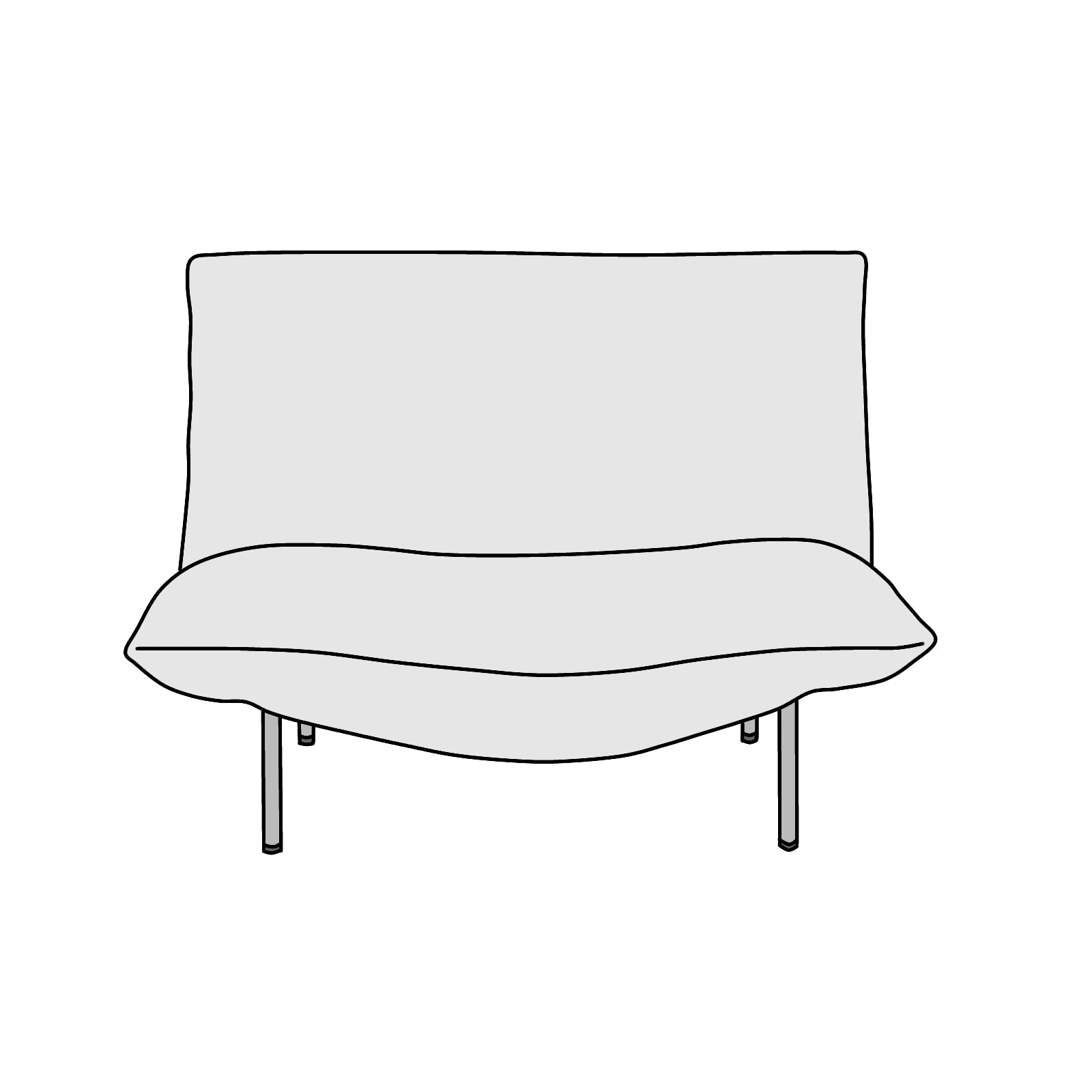 ligne roset（リーン・ロゼ）ROSETCalin（ロゼカラン）1P 横幅約121cm