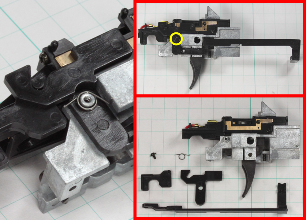 電拳 電動コンパクトマシンガン・Mac10(コン電 マック10)の分解・組み立て3