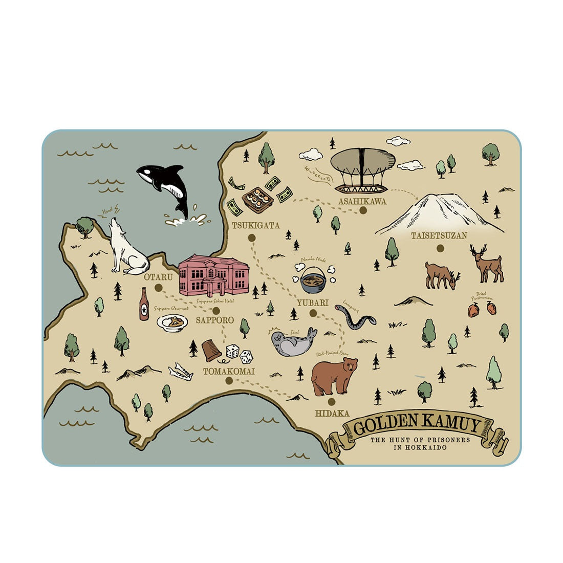 ドラマW／ドラマ版ゴールデンカムイ】オリジナルブランケット | WOWOW