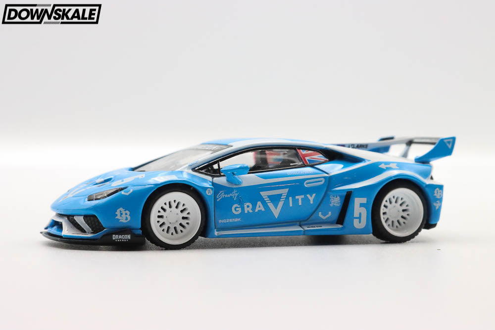 MINI GT LB☆WORKS Lamborghini Huracan GT GRAVITY – Blue – Downskale