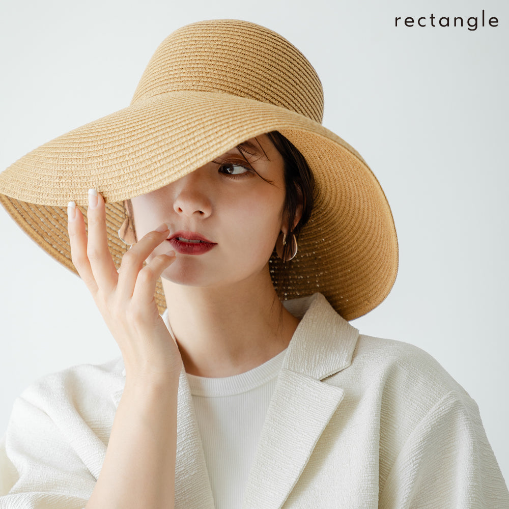 つば広ビッグストローハット – レディースファッション通販の夢展望