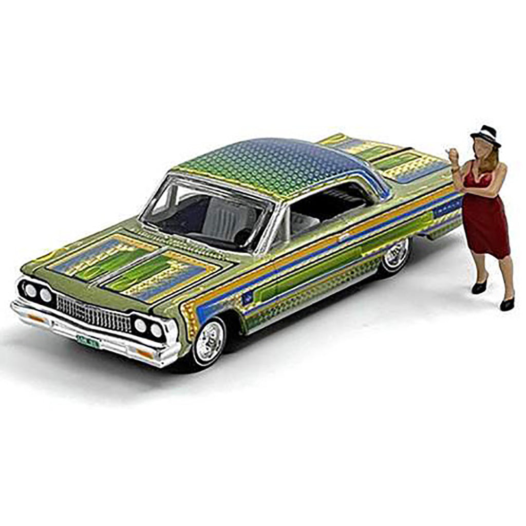 1964 Chevy Impala SS Lowrider (Green) w/Female Figure – Heartland