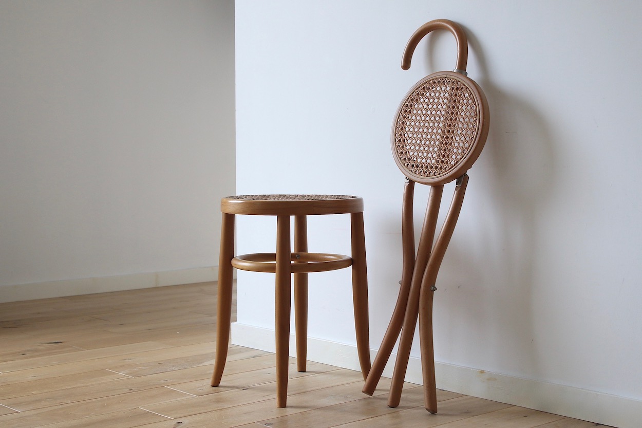 Akita-Mokkou Walking Stick Chair No.181 秋田木工 ステッキチェア 曲