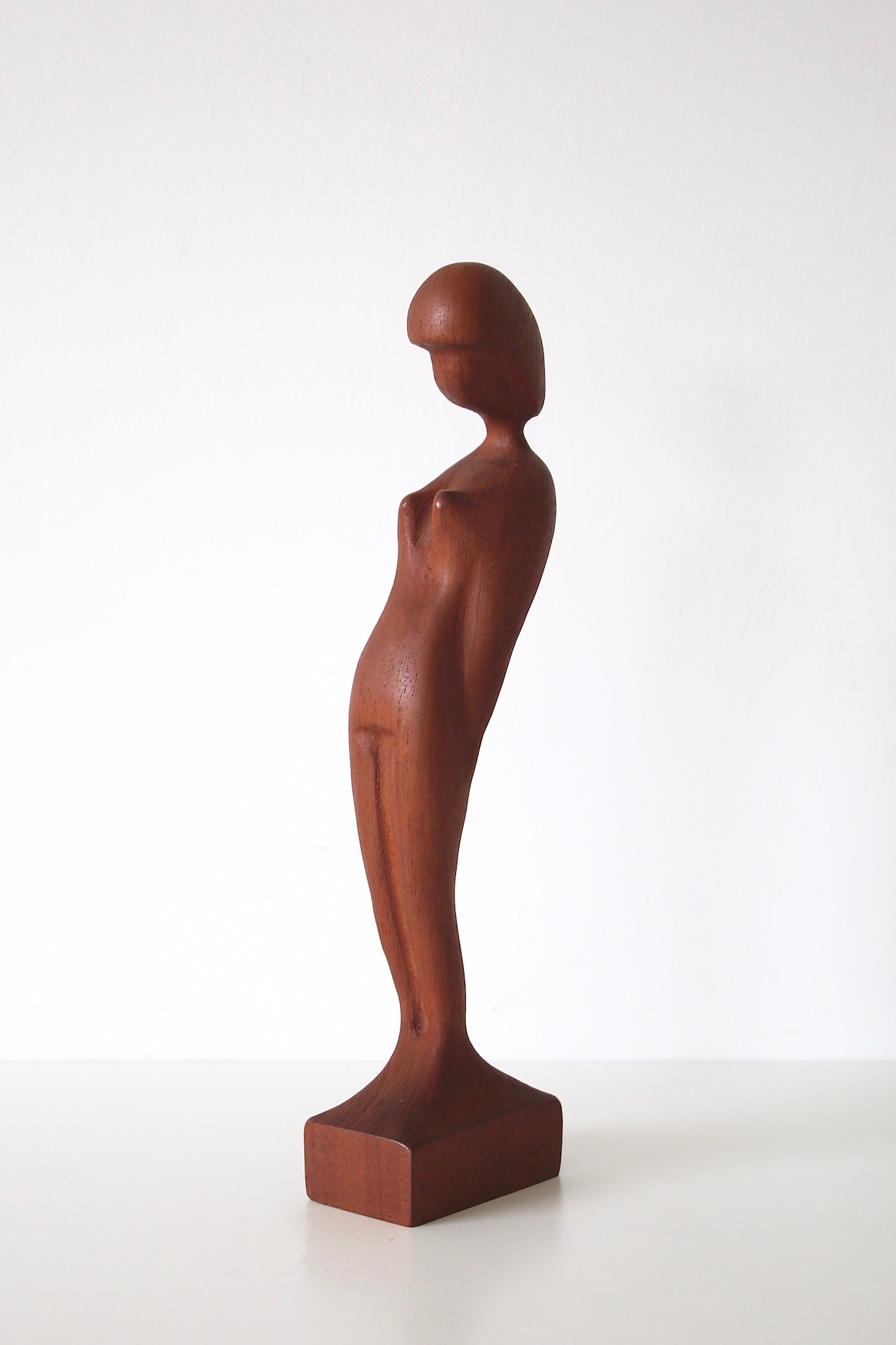 60's Arne Basse Teak Wood Sculptureアルネ・バッセ チーク スカルプ