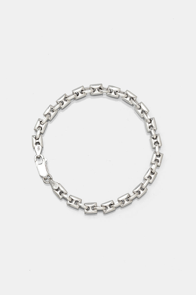 Fifth Silver Bracelet PU1991 / シルバーチェーンブレスレット
