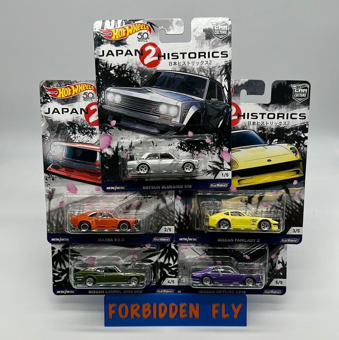Hot Wheels Car Culture - JH2 Japan Historics 2 Premium Set of 5
