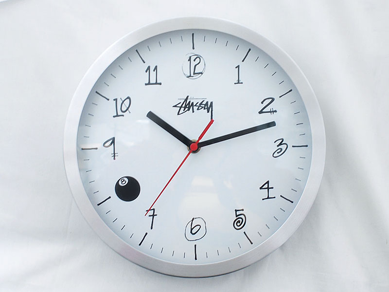 STUSSY TRIBE EXCLUSIVE 'WALL CLOCK'ウォールクロック 掛け時計