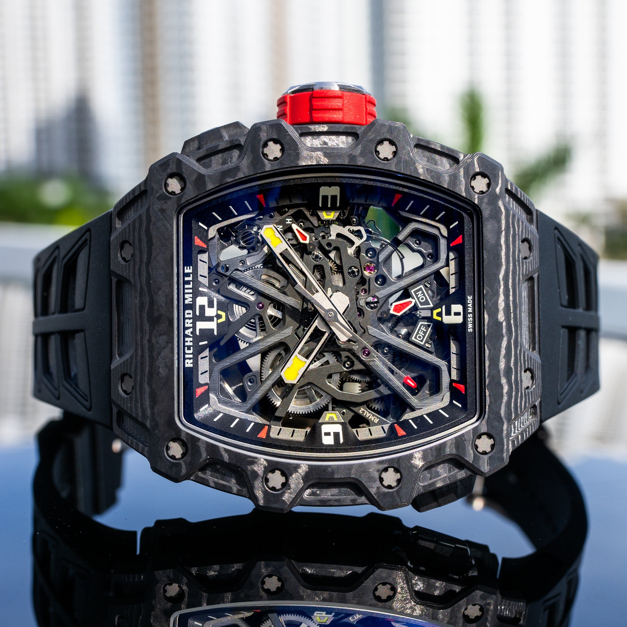 Richard Mille Unworn 2024 RM 35-03 Rafa Nadal Black Carbon / Quartz TP
