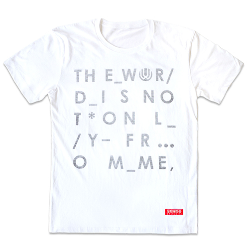 TシャツD (ホワイト／クルーネック) | UVERworld LIVE TOUR 2015