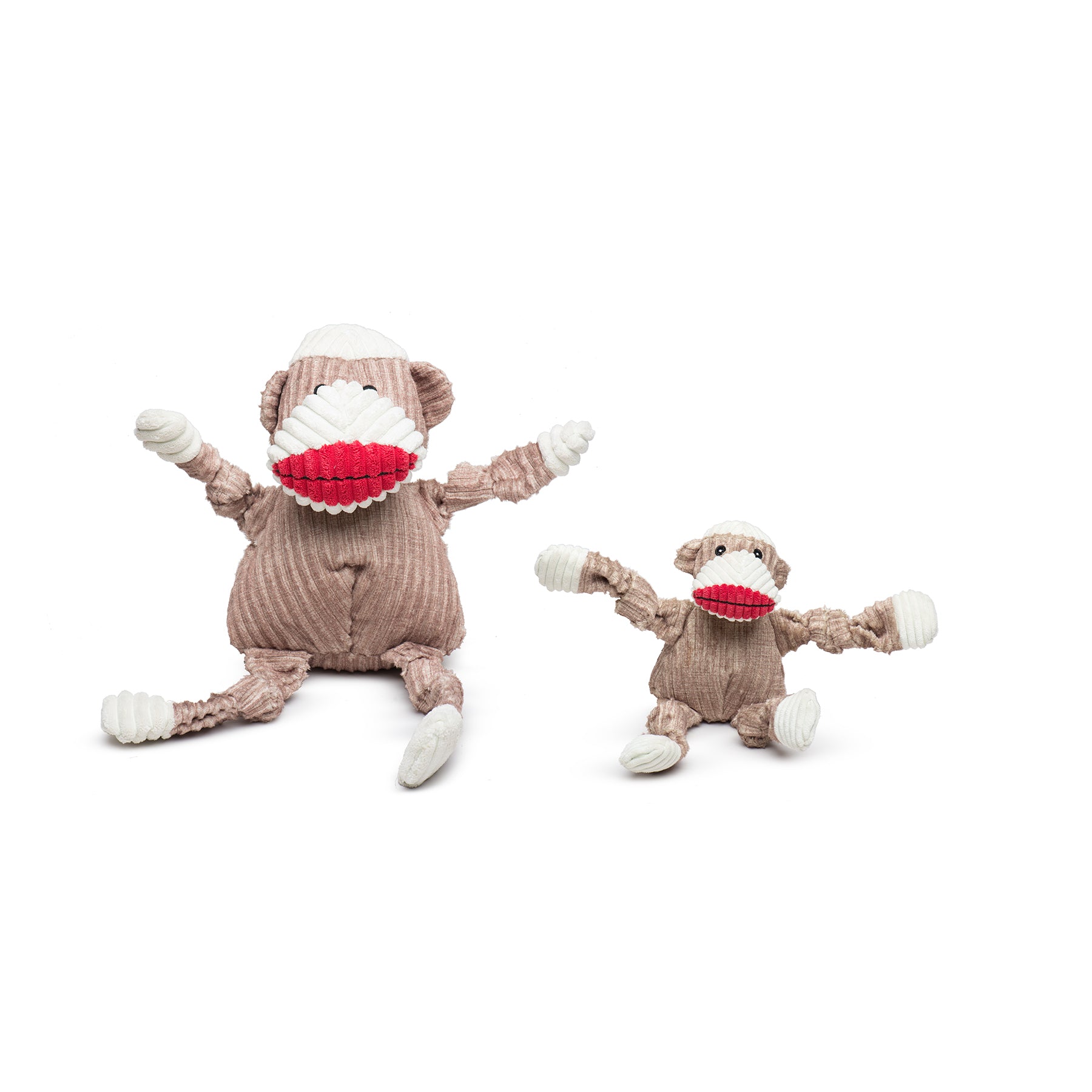 Stuey Sock Monkey Knottie® Plush Dog Toy – HuggleHounds
