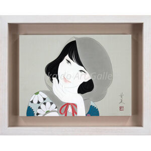 蒼野甘夏 『Snow White』 日本画 - 北海道画廊