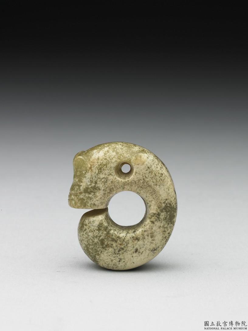 紅山文化晚期玉豬龍-數位典藏與學習聯合目錄