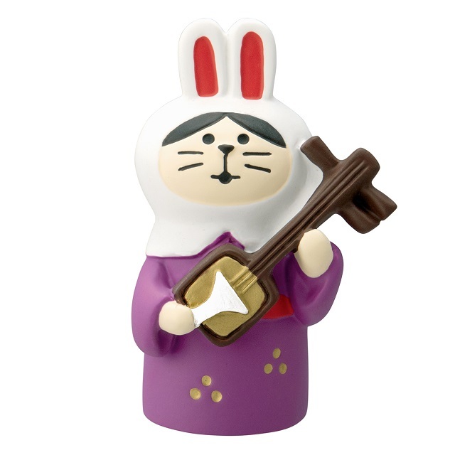 concombre（コンコンブル）2023福兎 ねこずきん 三味線うさぎ