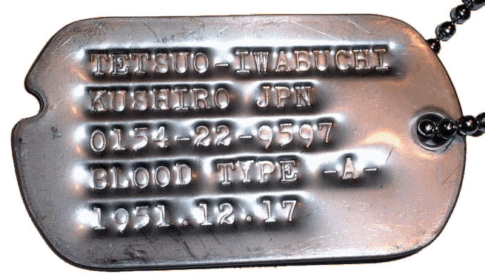 indigo946-ドッグタグ(米軍認識票）第二次世界大戦モデル作ります。