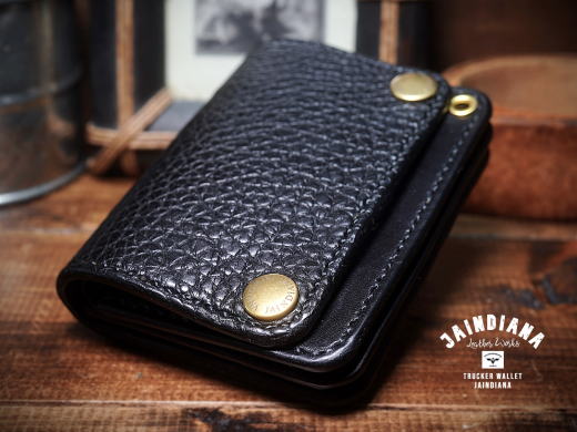 TRWS-ABB アメリカバイソンのショートトラッカーウォレット