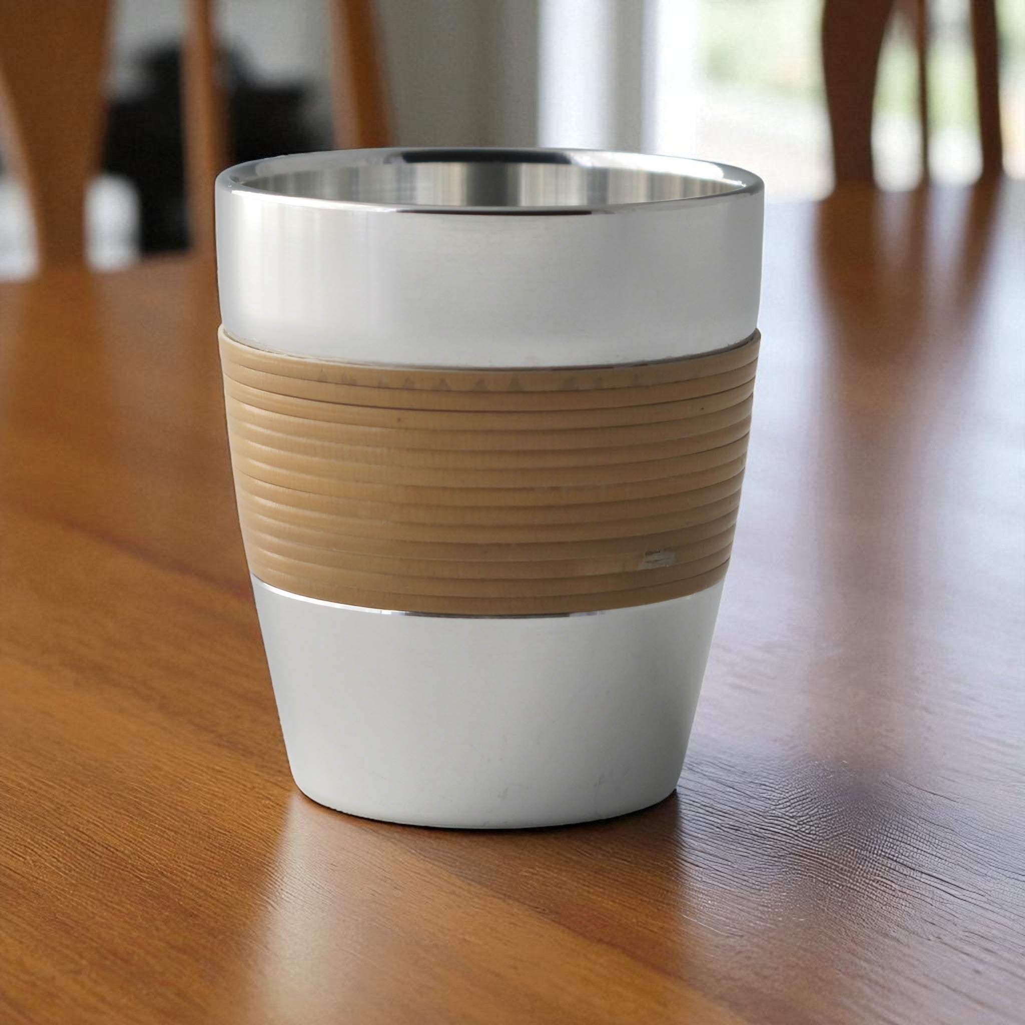 錫器 ぐい呑み | 籐巻 | 錫光