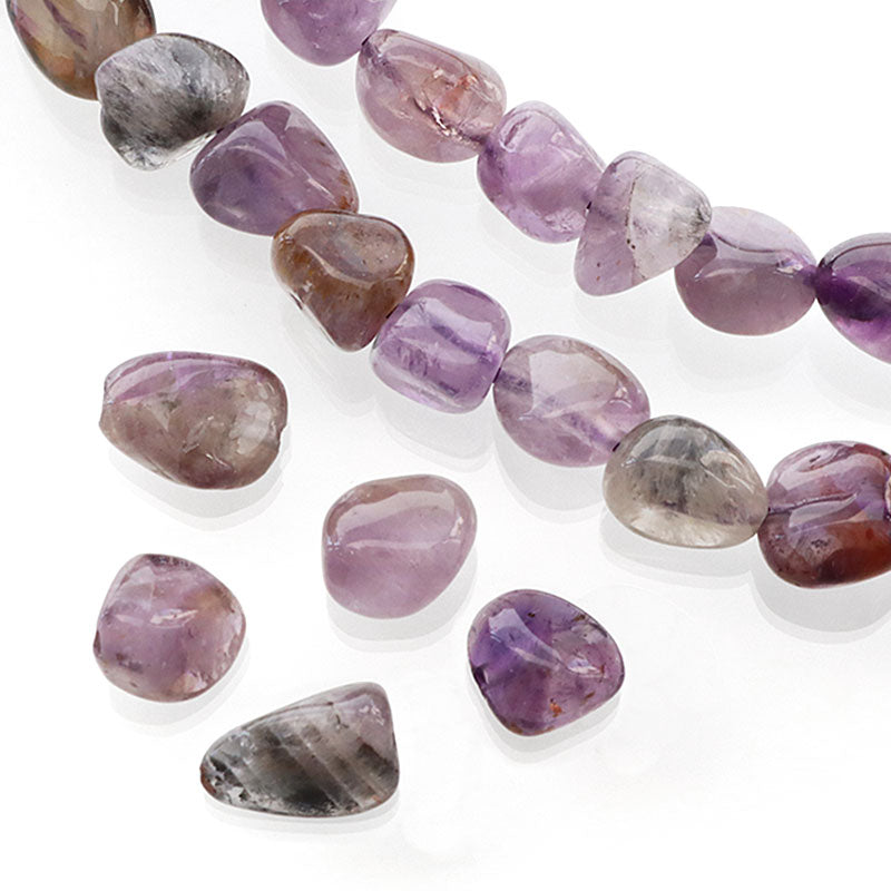 天然石 タンブル カコクセナイトインアメジスト – 貴和製作所