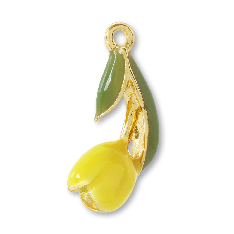 チャーム チューリップ イエロー/G – 貴和製作所オンラインストア