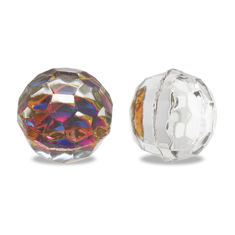 ドイツ製ガラス ドームカボション ファセット ヘリオブルー – 貴和