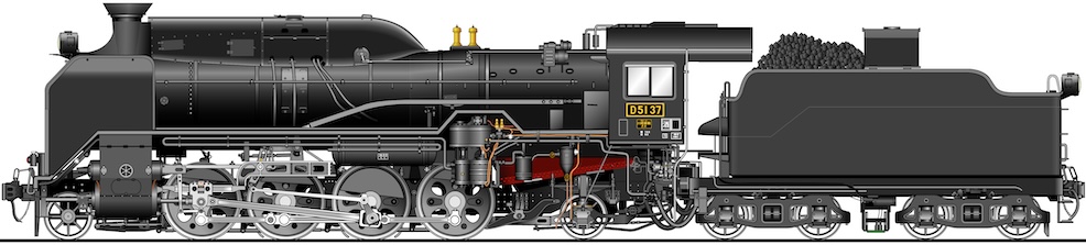 D51形 蒸気機関車