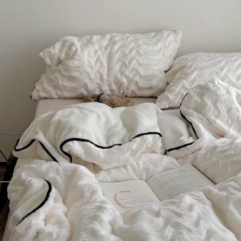 もちふわパイピング立体ウェーブ寝具セット – kocol