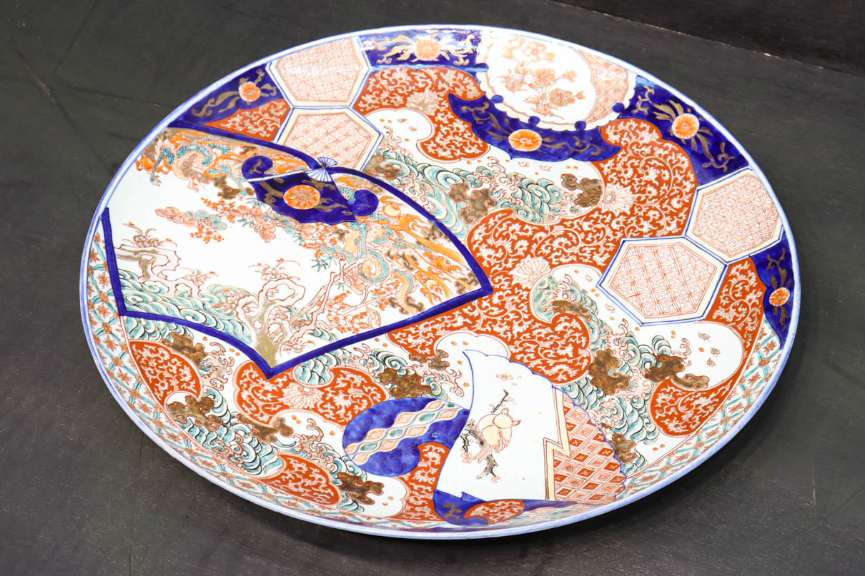 究極の古美術品◼️蔵からかなり凄い特大な伊万里焼の器が出て来ました