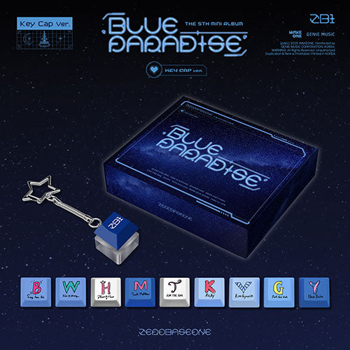 ZEROBASEONE - BLUE PARADISE [5th Mini Album - Key Cap Ver.] - K PLACE