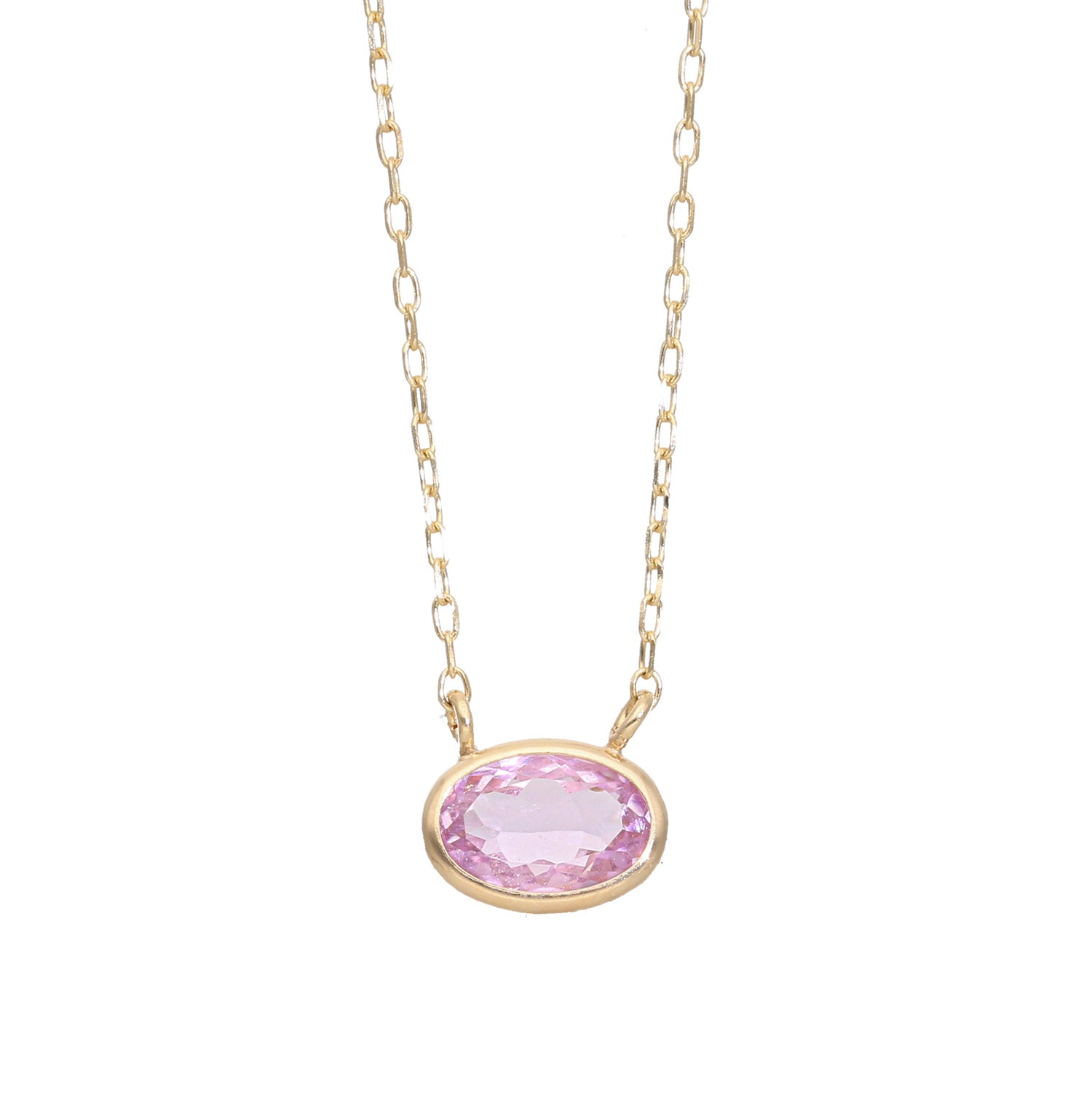 L&Co.(エルアンドコー)】ネックレス｜K10 クンツァイト ネックレス（63